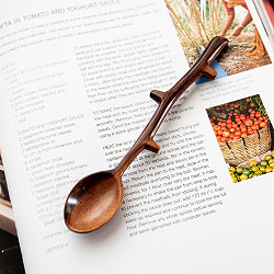 ベトナムの枝デザイン ウッドスプーン 19cm - サブ2