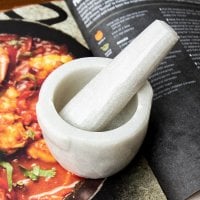 ベトナムの 大理石 スパイスグラインダー 外径9cm 950g(VN-TBLWR-95)