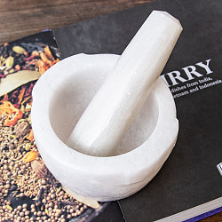 ベトナムの 大理石 スパイスグラインダー 外径13cm 2.4kg - サブ3