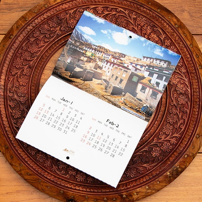 【2024年3月始まり】ティラキタ オリジナルカレンダー 3 - 身近に異国情緒を楽しめます。