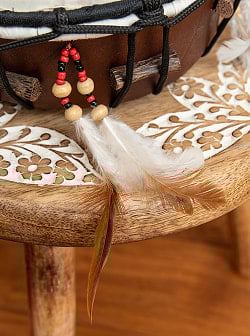 フェザーつきネイティブドラム - rebana 外径23.5cm程度 - サブ4