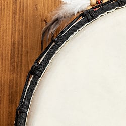 フェザーつきネイティブドラム - rebana 外径36cm程度 - サブ2