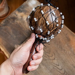 バリ島のココナッツシェイカー｜民族楽器シェケレ・ナチュラルパーカッション - サブ2