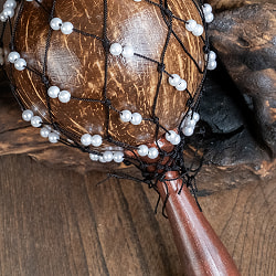 バリ島のココナッツシェイカー｜民族楽器シェケレ・ナチュラルパーカッション - サブ3