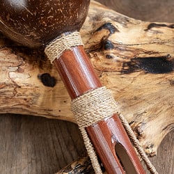 バリ島のココナッツシェイカー＆クラッパー｜2つの音が楽しめる手作りパーカッション - サブ4