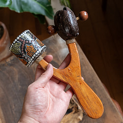 バリのシェイカー＆クラッパー｜バリ島の手作り民族楽器・ナチュラル素材のリズムパーカッション - サブ2