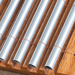 澄んだ音色 アルミ鉄琴｜空洞パイプが奏でるシンプルサウンド 楽器・エナジーチャイム風パーカッション - サブ4