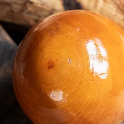 〔BIGサイズ 約11.5cm〕木目が綺麗なプレーンタイプ 木製エッグシェイカー｜ころんと可愛い卵型マラカス・バリ島のナチュラルパーカッション - サブ5