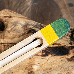 顔つき木製ロータリーパーカッション｜くるくる回してバチバチ音が鳴る 楽しい打楽器 おもちゃ楽器 - サブ5