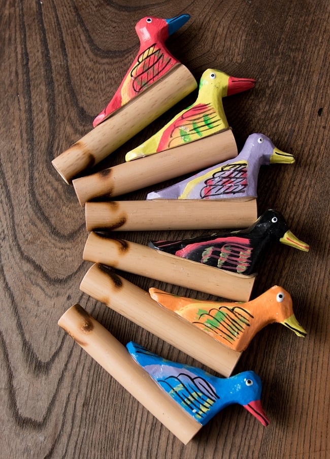 カルガモさんのガーガー笛 バードホイッスル 7 - いろいろな色がございます
