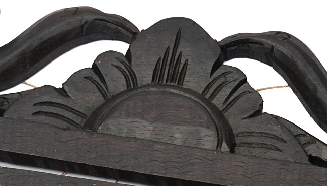 バリ島のハンガーチャイム【25cm×35cm】 4 - 選択項目:A お花にギザギザがあります。