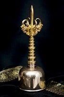バリのお寺で使われる手持ちベルの商品写真