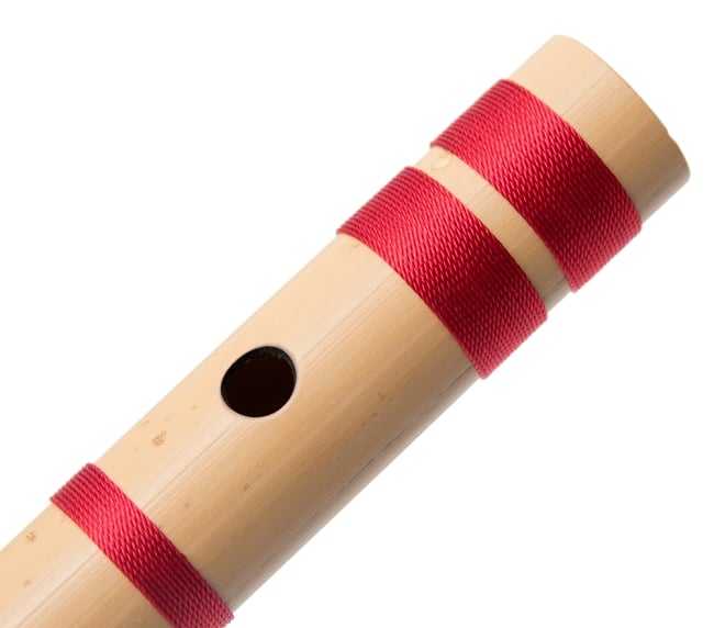 高品質コンサート用バンスリ(BASS G管) 6 - 一部分を拡大しました