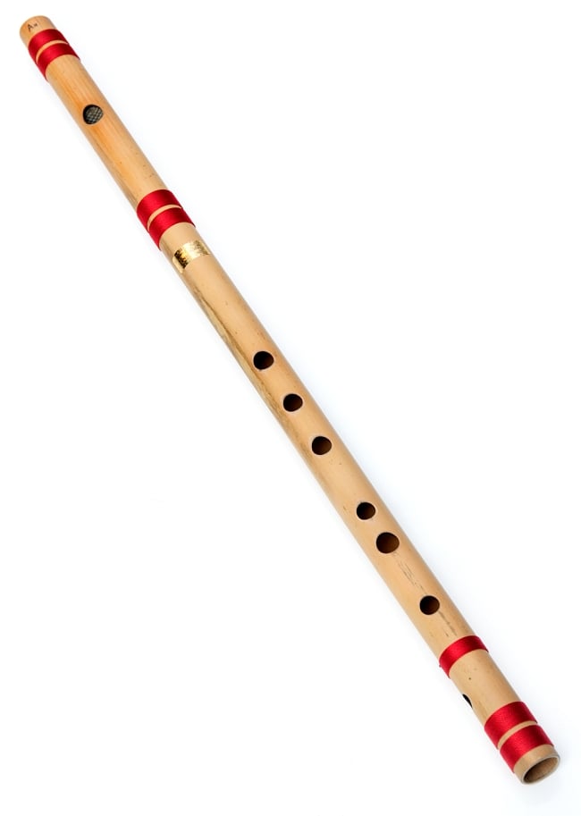 高品質コンサート用バンスリ(BASS A管)の写真バンスリ,Bansli,インド 管楽器,インド　楽器,民族楽器