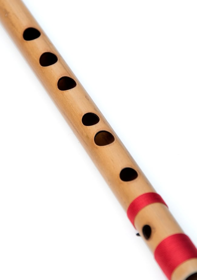 高品質コンサート用バンスリ(D管) 4 - 一部分を拡大しました