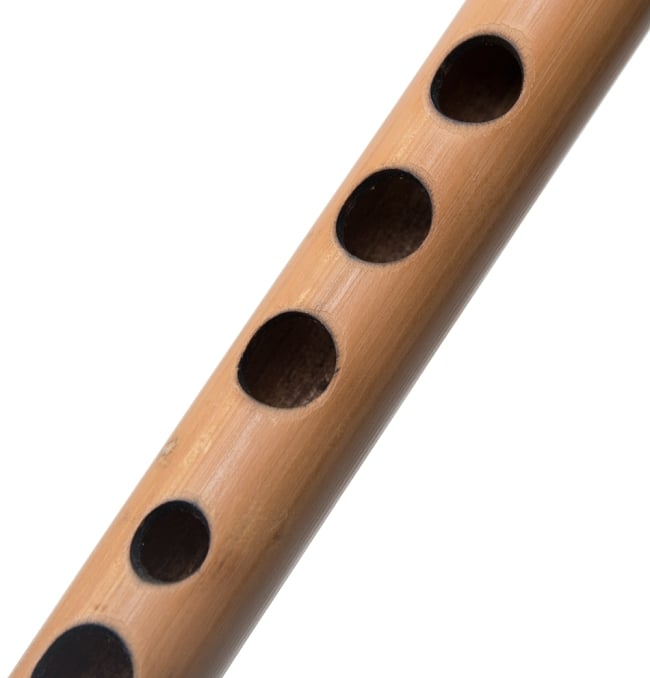 高品質コンサート用バンスリ(G#管) 4 - 一部分を拡大しました