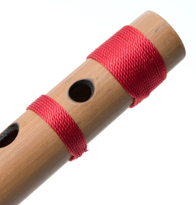 高品質コンサート用バンスリ(G#管) 6 - 一部分を拡大しました