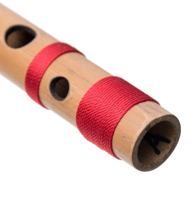 高品質コンサート用バンスリ(G#管) 7 - 一部分を拡大しました