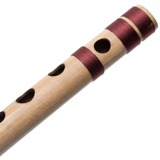 高品質コンサート用バンスリ(A#管) 6 - 一部分を拡大しました