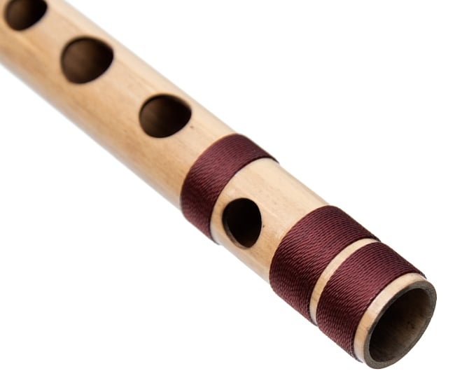 高品質コンサート用バンスリ(A#管) 7 - 一部分を拡大しました