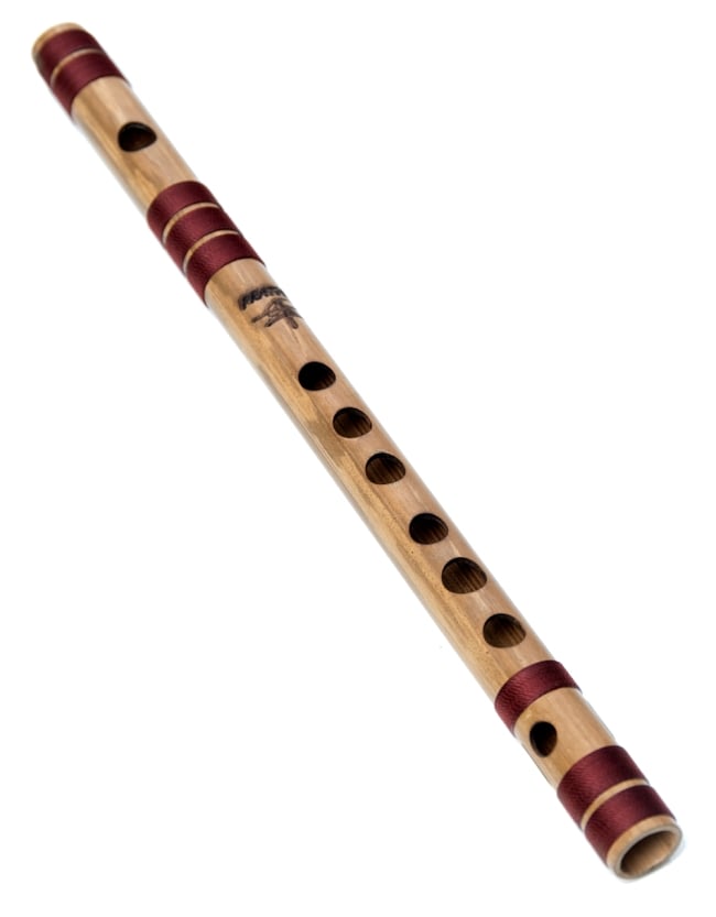 高品質コンサート用バンスリ(c管)の写真1枚目です。全体写真バンスリ,Bansli,インド 管楽器,インド　楽器,民族楽器
