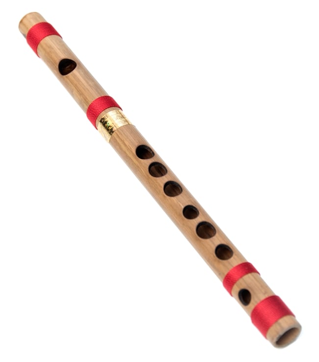 高品質コンサート用バンスリ(c#管)の写真1枚目です。全体写真バンスリ,Bansli,インド 管楽器,インド　楽器,民族楽器