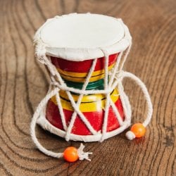 ダムルー シヴァのでんでん太鼓 ミニミニ 高さ6cm