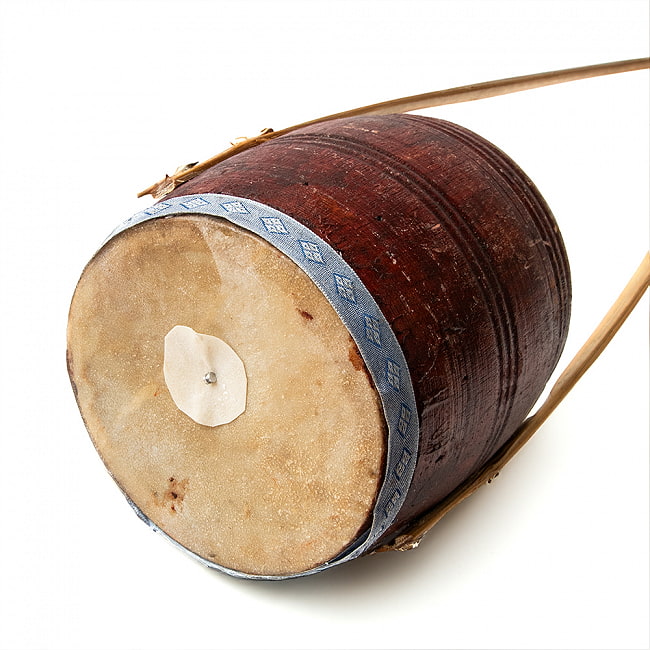 エクタラ Ektara ネパールの伝統民族楽器 5 - 山羊革が用いられています。