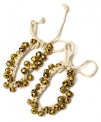 紐グングル　【両足用-2本セット(25個×2本)】(ID-GUNGRO-12)