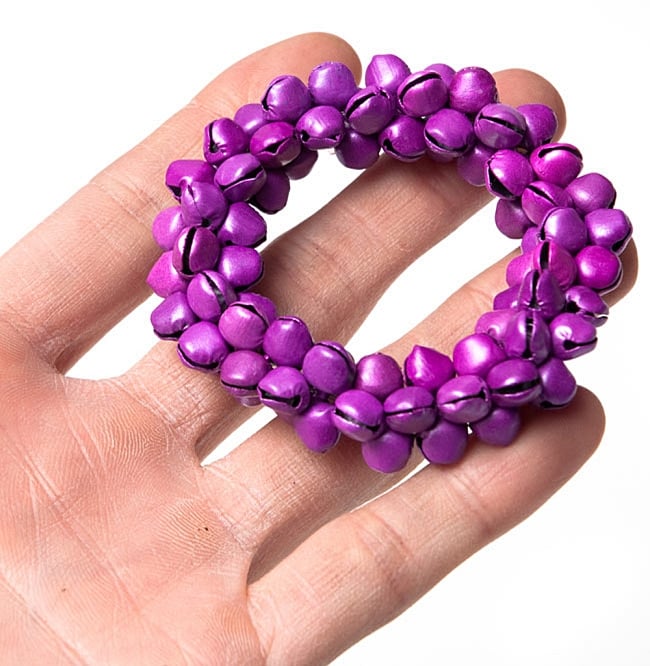 カラフルグングルバンド - イエロー 5 - サイズ感はこのような感じです(同じデザインの色違いとなります)