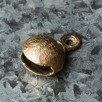 インドの鈴 グングル 重厚なブラス製 4cm(ID-GUNGRO-77)