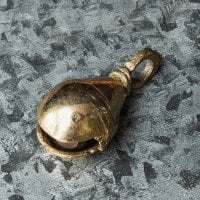 インドの鈴 グングル 重厚なブラス製 5.5cm(ID-GUNGRO-78)