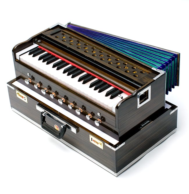 【送料無料】 【Kartar Music House社製】ポップアップハルモニウム / Harmonium ピアノ インド 楽器 鍵盤楽器 民族楽器 インド楽器 エ