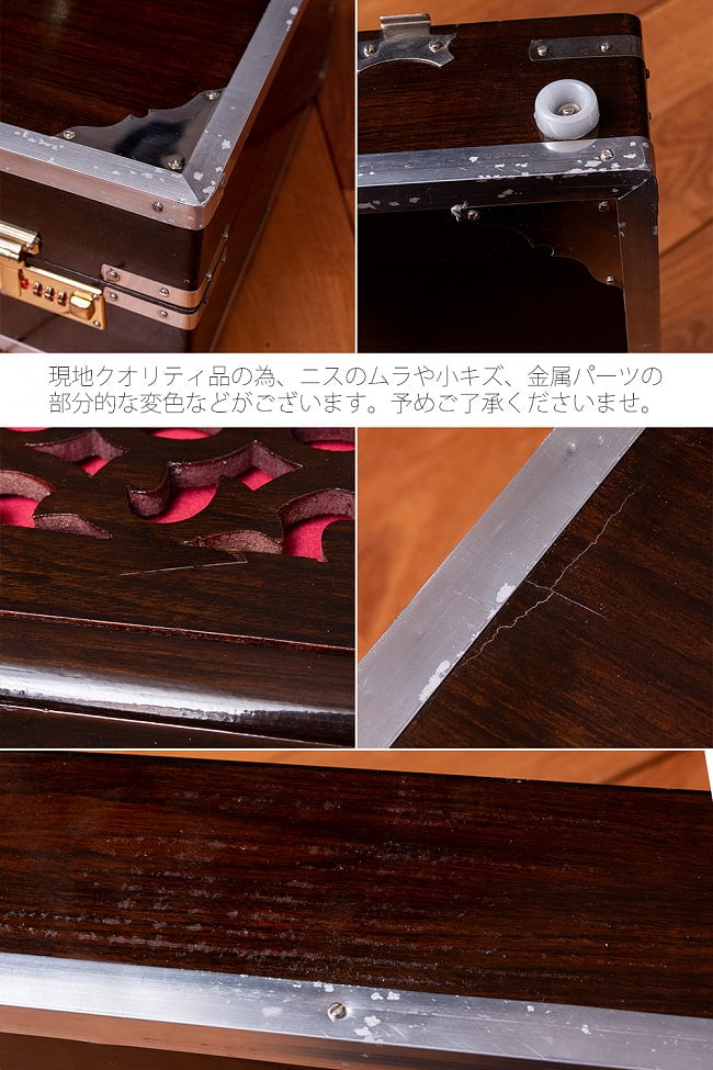 [インド品質]【Kartar Music House社製】ポップアップハルモニウム 32鍵 2リード 3ドローンタイプ 18 - こちらは現地クオリティ品の為、ニスのムラや小キズ、金属パーツの部分的な変色などがございます。予めご了承くださいませ。