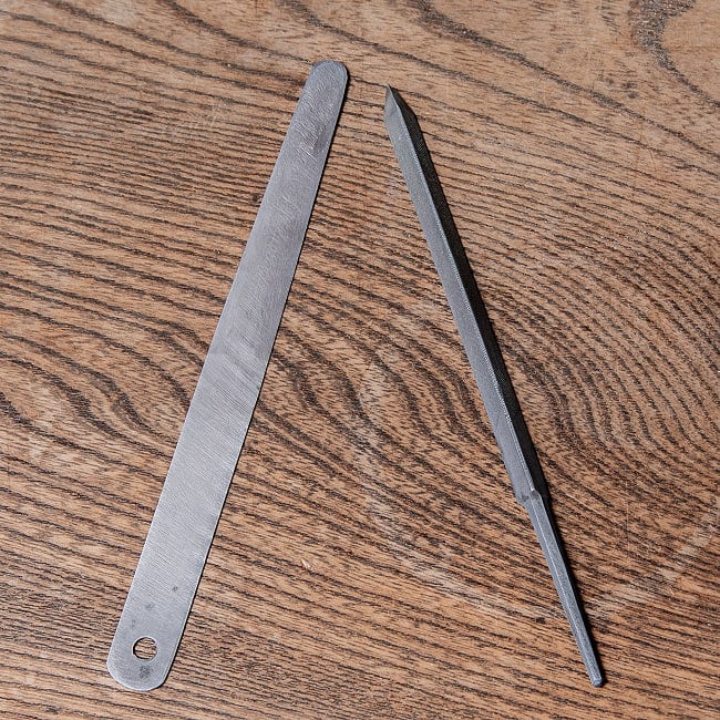 ハルモニウム修理＆チューニングセット 12 - デザイン：2　ヘラの先が少し丸みを帯びています