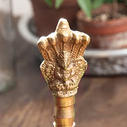 【1点物】ナーガとガルーダのハンドベル 寺院サイズ  高さ：21.5cm 1.1kg - サブ3