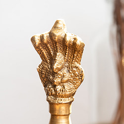 【1点物】ナーガとガルーダのハンドベル 寺院サイズ  高さ：21.5cm 1.1kg - サブ4