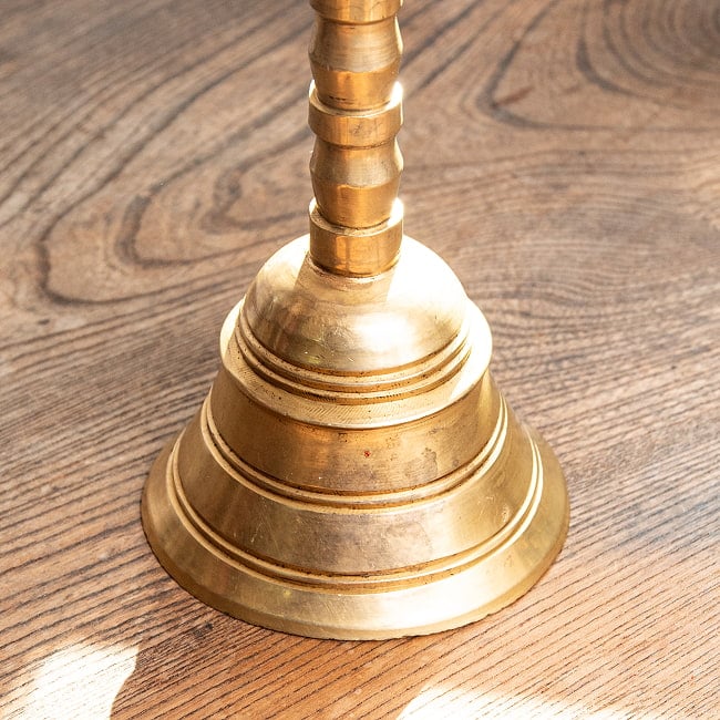 【1点物】ナーガとガルーダのハンドベル 寺院サイズ  高さ：21.5cm 1.1kg 5 - ベル部分です。