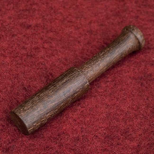 密教法具・金剛鈴（ガンター）と金剛杵（ヴァジュラ）のセット【20cm】 9 - このようなスティックが付属します。デザインなどはランダムで選ばせて頂いております