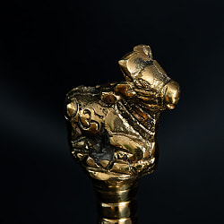 牛のハンドベル【約14cm】 - サブ3