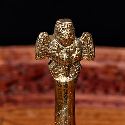 ブラス製ガルーダのハンドベル【約10.5cm】 - サブ2