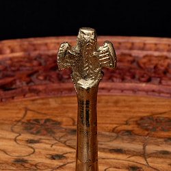 ブラス製ガルーダのハンドベル【約10.5cm】 - サブ4