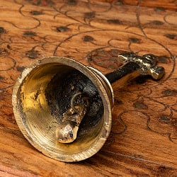 ブラス製ガルーダのハンドベル【約10.5cm】 - サブ5