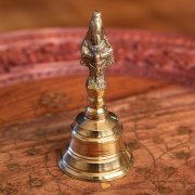 ブラス製ハヌマーンのハンドベル【約9.5cm】