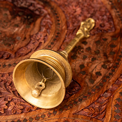 ブラスのハンドベル 高さ：19.5cm - サブ5