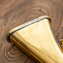 インドのマーチングラッパ ストレート 26cm - サブ2