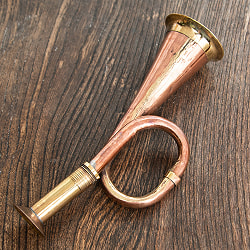 [インド品質]インドのマーチングラッパ　小 15cm【ワケアリ】 - サブ2