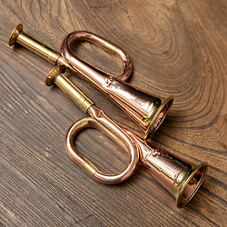 [インド品質]インドのマーチングラッパ　小 15cm【ワケアリ】 - サブ5