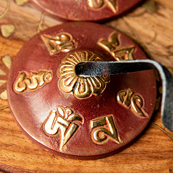 【6cm】オンマニペメフム パンチャ・バルナ ディンシャ - ブラウン - サブ2