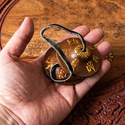 【6cm】オンマニペメフム パンチャ・バルナ ディンシャ - ライトブラウン - サブ5